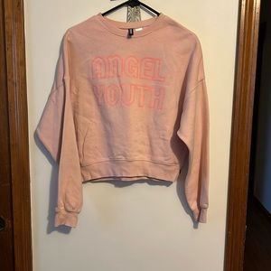 Crop Mauve sweatshirt size XS
